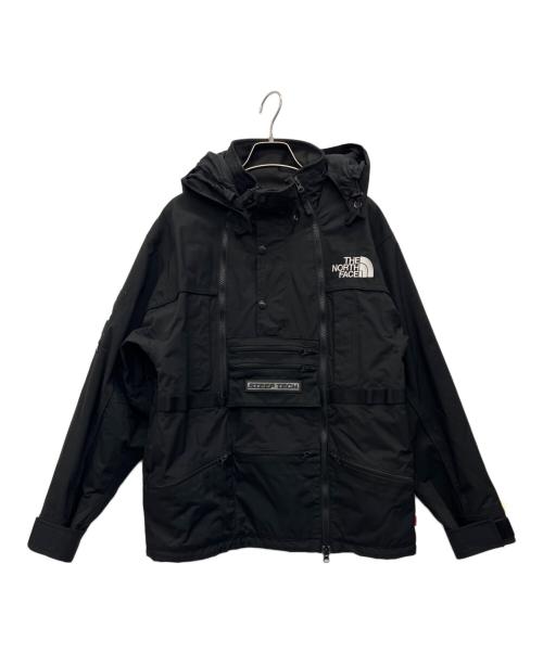 THE NORTH FACE（ザ ノース フェイス）THE NORTH FACE (ザ ノース フェイス) SUPREME (シュプリーム) Steep Tech Hooded Jacket ブラック サイズ:Sの古着・服飾アイテム