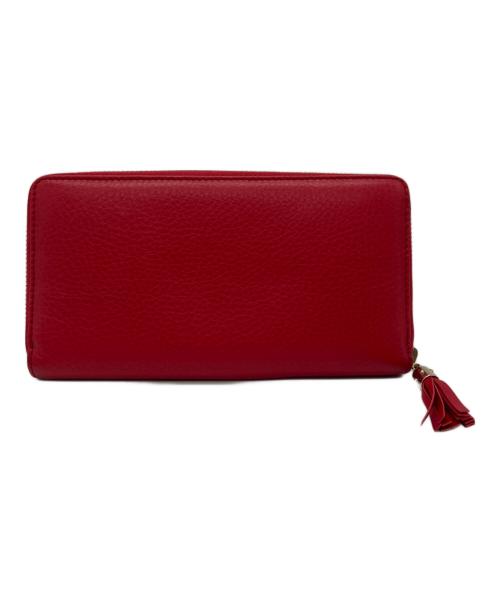 GUCCI（グッチ）GUCCI (グッチ) ソーホー インターロッキングG財布 レッドの古着・服飾アイテム