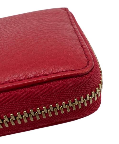 GUCCI（グッチ）GUCCI (グッチ) ソーホー インターロッキングG財布 レッドの古着・服飾アイテム