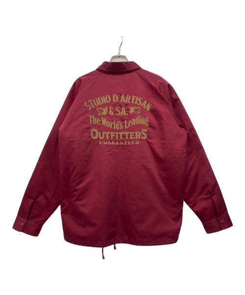 STUDIO D'ARTISAN（ステュディオダルチザン）STUDIO D'ARTISAN (ステュディオダルチザン) コーチジャケット レッド サイズ:42の古着・服飾アイテム