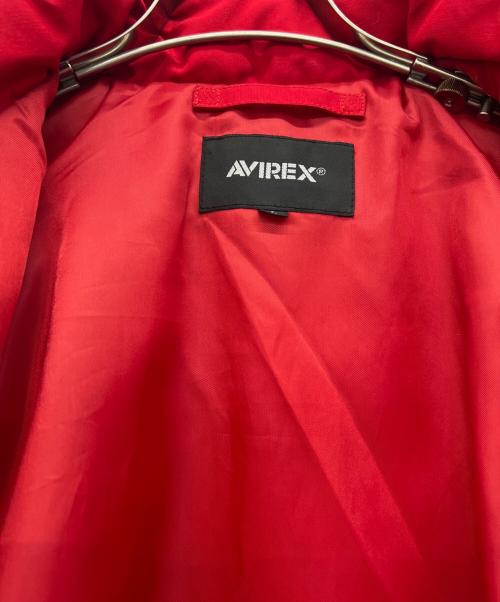 AVIREX（アヴィレックス）AVIREX (アヴィレックス) ユーティリティー パディングジャケット レッド サイズ:Lの古着・服飾アイテム