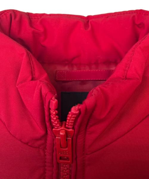 AVIREX（アヴィレックス）AVIREX (アヴィレックス) ユーティリティー パディングジャケット レッド サイズ:Lの古着・服飾アイテム