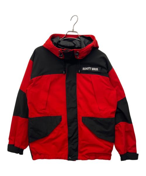 Schott（ショット）Schott (ショット) マウンテンパーカー レッド サイズ:Lの古着・服飾アイテム