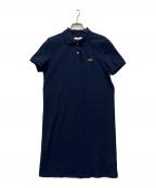 LACOSTEラコステ）の古着「半袖ポロワンピース」｜ネイビー