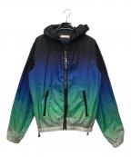 GIVENCHYジバンシィ）の古着「ウインドブレーカー」｜グリーン×ブルー