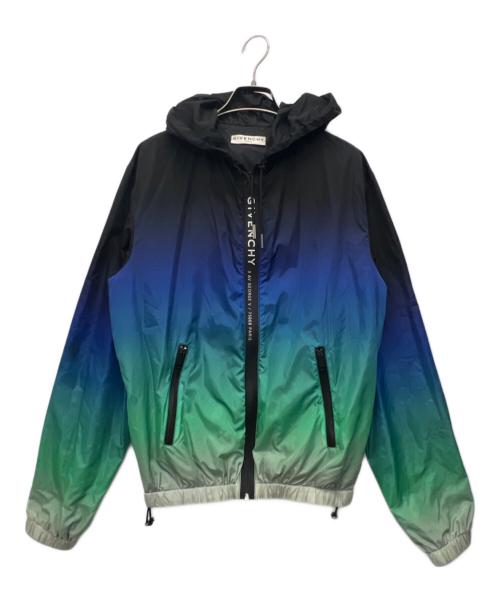 GIVENCHY（ジバンシィ）GIVENCHY (ジバンシィ) ウインドブレーカー グリーン×ブルー サイズ:44の古着・服飾アイテム