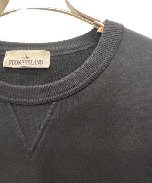 STONE ISLAND（ストーンアイランド）STONE ISLAND (ストーンアイランド) スウェット ブラック サイズ:Mの古着・服飾アイテム