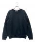 STONE ISLAND（ストーンアイランド）の古着「スウェット」｜ブラック