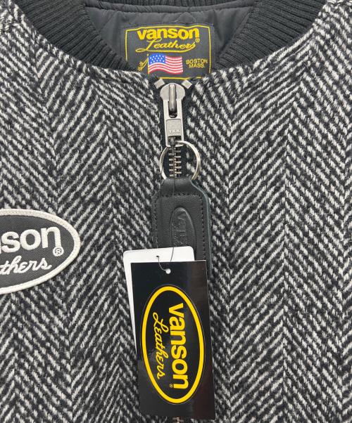 VANSON（バンソン）VANSON (バンソン) TWEED TEAM ジャケット ブラック サイズ:L 未使用品の古着・服飾アイテム