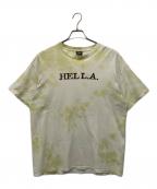 stussyステューシー）の古着「Tシャツ」｜ホワイト×イエロー