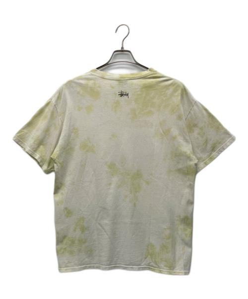 stussy（ステューシー）stussy (ステューシー) Tシャツ ホワイト×イエロー サイズ:Lの古着・服飾アイテム