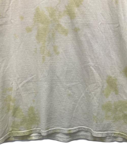 stussy（ステューシー）stussy (ステューシー) Tシャツ ホワイト×イエロー サイズ:Lの古着・服飾アイテム