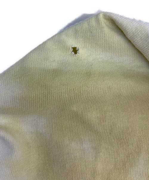 stussy（ステューシー）stussy (ステューシー) Tシャツ ホワイト×イエロー サイズ:Lの古着・服飾アイテム