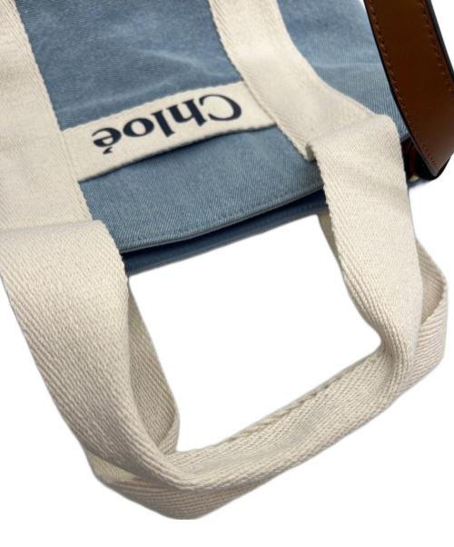 Chloe（クロエ）Chloe (クロエ) ハンドバッグ ブルーの古着・服飾アイテム