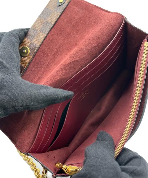 LOUIS VUITTON（ルイ ヴィトン）LOUIS VUITTON (ルイ ヴィトン) ポルトフォイユ・ヴァヴァンチェーン ブラウンの古着・服飾アイテム