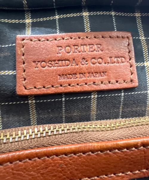 PORTER（ポーター）PORTER (ポーター) レザーブリーフケース ヘリテージ ブラウンの古着・服飾アイテム