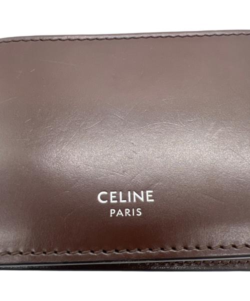 CELINE（セリーヌ）CELINE (セリーヌ) コンパクトウォレット ブラウンの古着・服飾アイテム