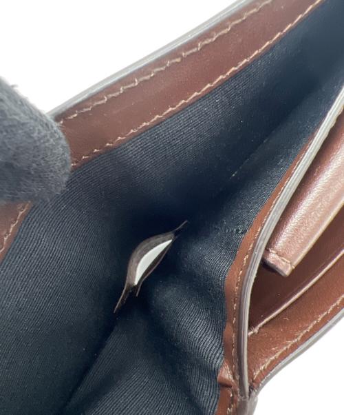 CELINE（セリーヌ）CELINE (セリーヌ) コンパクトウォレット ブラウンの古着・服飾アイテム