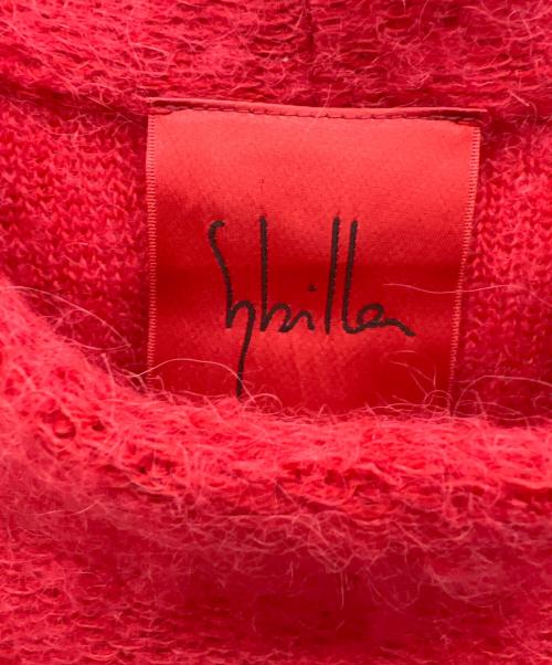 Sybilla（シビラ）Sybilla (シビラ) ニットワンピース レッド サイズ:Mの古着・服飾アイテム