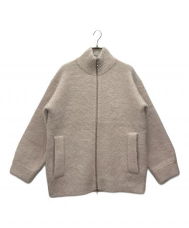 スナイデル　今季アルパカシャギーニットコート　新品 中古・古着通販】Snidel (スナイデル) アルパカシャギージップコート