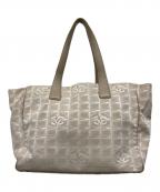 CHANELシャネル）の古着「ニュートラベルライントートバッグ」｜ベージュ