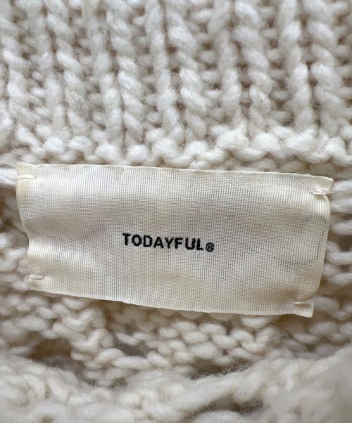 TODAYFUL（トゥデイフル）TODAYFUL (トゥデイフル) 厚手ニット ベージュ サイズ:FREEの古着・服飾アイテム