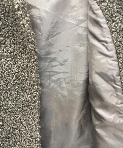 JOURNAL STANDARD relume（ジャーナルスタンダード レリューム）JOURNAL STANDARD relume (ジャーナルスタンダード レリューム) ボアカラーレスジャケット ブラウン サイズ:FREEの古着・服飾アイテム