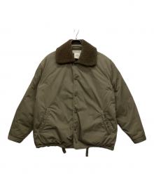 REMI RELIEF（レミレリーフ）の古着「ダウンジャケット」｜オリーブ