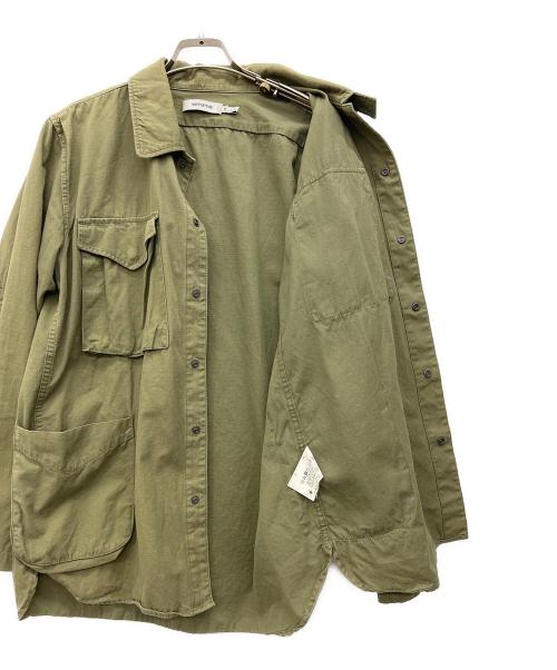 nonnative（ノンネイティブ）nonnative (ノンネイティブ) HUNTER SHIRT JACKET COTTON RIPSTOP グリーン サイズ:1の古着・服飾アイテム