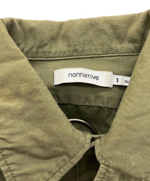 nonnative（ノンネイティブ）nonnative (ノンネイティブ) HUNTER SHIRT JACKET COTTON RIPSTOP グリーン サイズ:1の古着・服飾アイテム