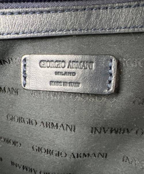 GIORGIO ARMANI（ジョルジオアルマーニ）GIORGIO ARMANI (ジョルジオアルマーニ) リュック ネイビーの古着・服飾アイテム