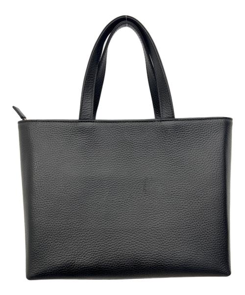 Hush Tug（ハッシュタグ）Hush Tug (ハッシュタグ) レザートートバッグ ブラックの古着・服飾アイテム