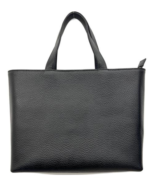 Hush Tug（ハッシュタグ）Hush Tug (ハッシュタグ) レザートートバッグ ブラックの古着・服飾アイテム