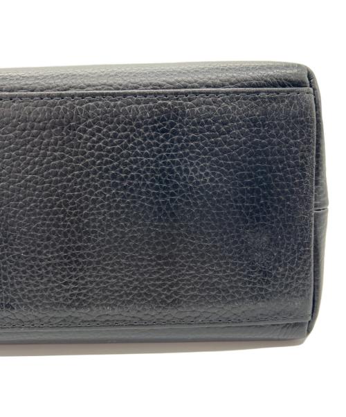 Hush Tug（ハッシュタグ）Hush Tug (ハッシュタグ) レザートートバッグ ブラックの古着・服飾アイテム