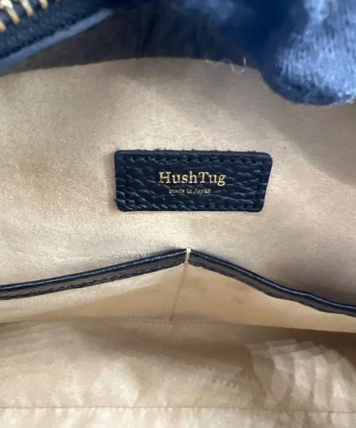 Hush Tug（ハッシュタグ）Hush Tug (ハッシュタグ) レザートートバッグ ブラックの古着・服飾アイテム