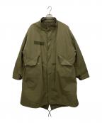 FREAK'S STOREフリークスストア）の古着「モッズコート」｜カーキ