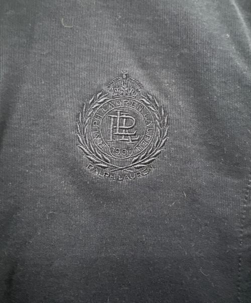 LAUREN RALPH LAUREN（ローレンラルフローレン）LAUREN RALPH LAUREN (ローレンラルフローレン) トラックジャケット ブラック×グリーン サイズ:Lの古着・服飾アイテム