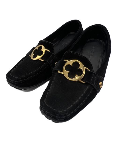 LOUIS VUITTON（ルイ ヴィトン）LOUIS VUITTON (ルイ ヴィトン) ドライビングシューズ ブラック サイズ:36 1/2の古着・服飾アイテム
