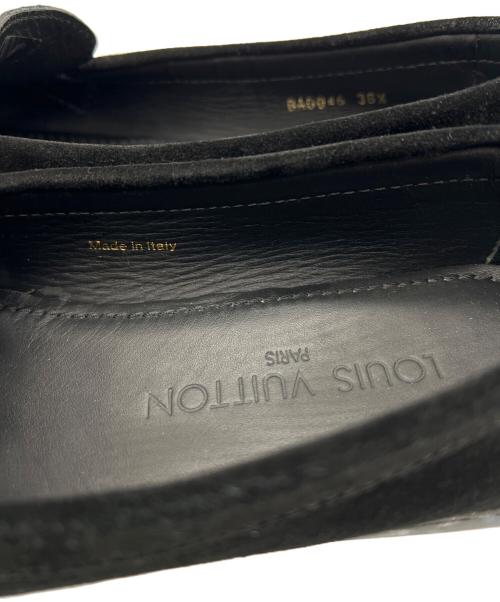 LOUIS VUITTON（ルイ ヴィトン）LOUIS VUITTON (ルイ ヴィトン) ドライビングシューズ ブラック サイズ:36 1/2の古着・服飾アイテム