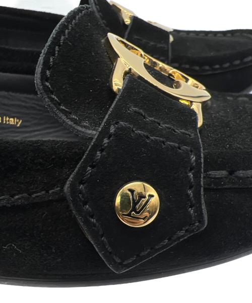 LOUIS VUITTON（ルイ ヴィトン）LOUIS VUITTON (ルイ ヴィトン) ドライビングシューズ ブラック サイズ:36 1/2の古着・服飾アイテム