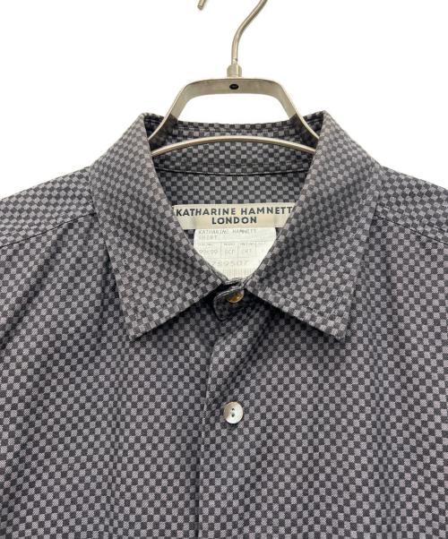 KATHARINE HAMNETT（キャサリンハムネット）KATHARINE HAMNETT (キャサリンハムネット) 長袖シャツ グレー サイズ:Lの古着・服飾アイテム