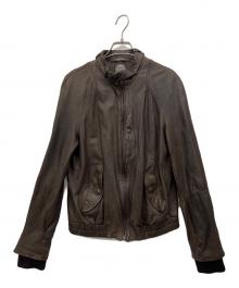 SANTACROCE（サンタクローチェ）の古着「レザージャケット」｜ブラウン