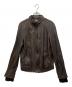 SANTACROCE（サンタクローチェ）の古着「レザージャケット」｜ブラウン