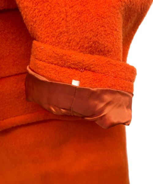 Yves Saint Laurent（イヴサンローラン）Yves Saint Laurent (イヴサンローラン) ステンカラーコート オレンジ サイズ:36の古着・服飾アイテム