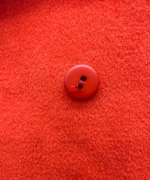 Yves Saint Laurent（イヴサンローラン）Yves Saint Laurent (イヴサンローラン) ステンカラーコート オレンジ サイズ:36の古着・服飾アイテム