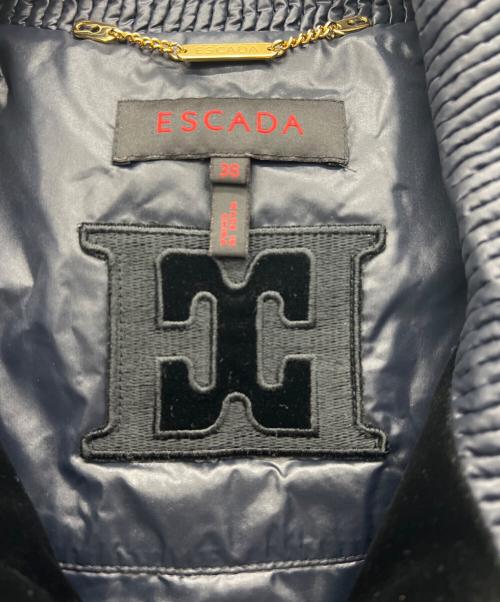 ESCADA（エスカーダ）ESCADA (エスカーダ) ダウンジャケット ネイビー サイズ:36の古着・服飾アイテム