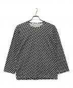 COMME des GARCONS COMME des GARCONSコムデギャルソン コムデギャルソン）の古着「長袖Tシャツ」｜ブラック×ホワイト