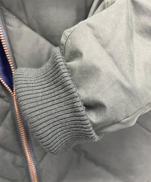 Eddie Bauer（エディーバウアー）Eddie Bauer (エディーバウアー) PENDLETON (ペンドルトン) リバーシブルダウンジャケット グリーン サイズ:Sの古着・服飾アイテム