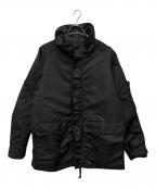 ALPHAアルファ）の古着「ミリタリージャケット」｜ブラック