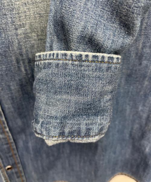 DOLCE & GABBANA（ドルチェ＆ガッバーナ）DOLCE & GABBANA (ドルチェ＆ガッバーナ) デニムシャツ インディゴ サイズ:41の古着・服飾アイテム